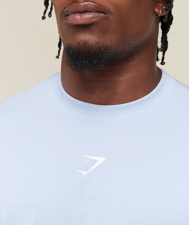 Gymshark Power T-Shirt - Tranquil Blue