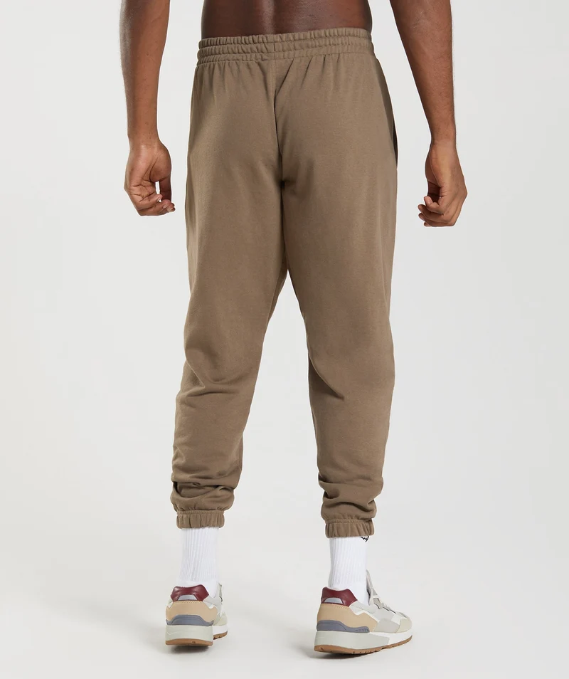 Gymshark Essential Oversized Joggers - Brown