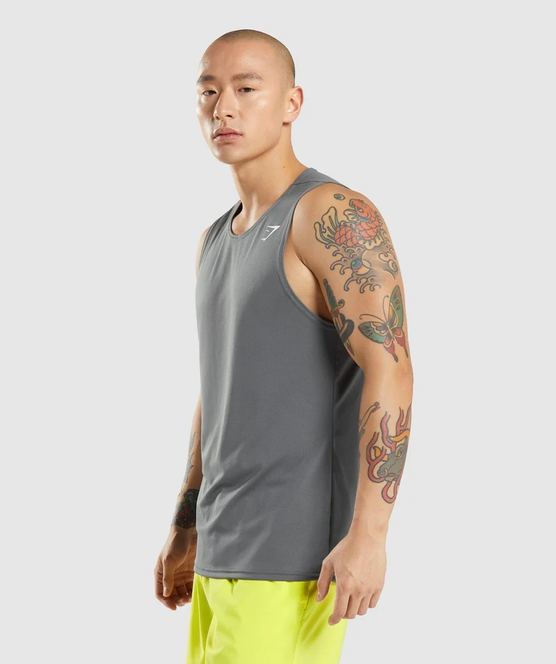 Gymshark Arrival Tank - Grey