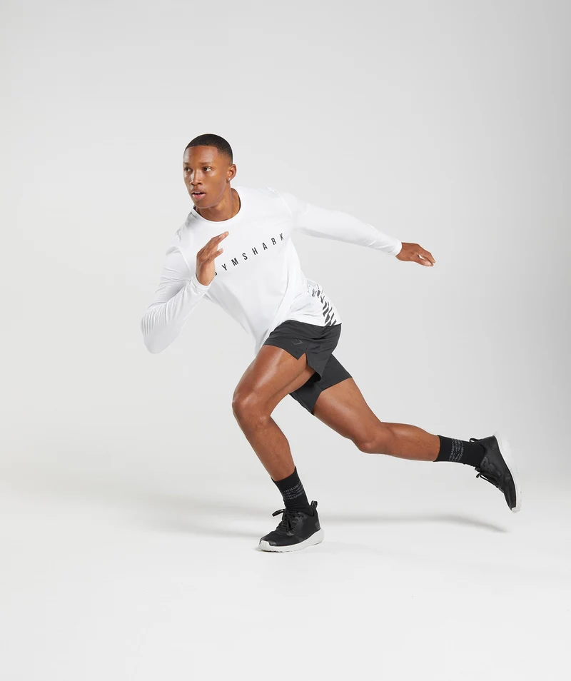 Gymshark Sport Long Sleeve T-Shirt - White