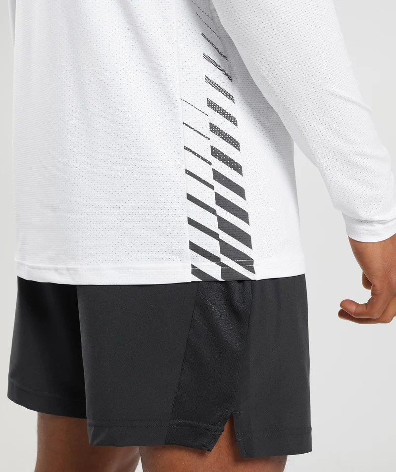 Gymshark Sport Long Sleeve T-Shirt - White