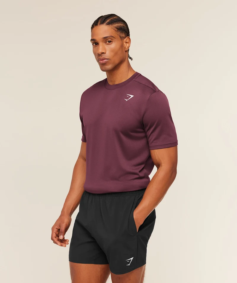 Gymshark Arrival T-Shirt - Impact Burgundy