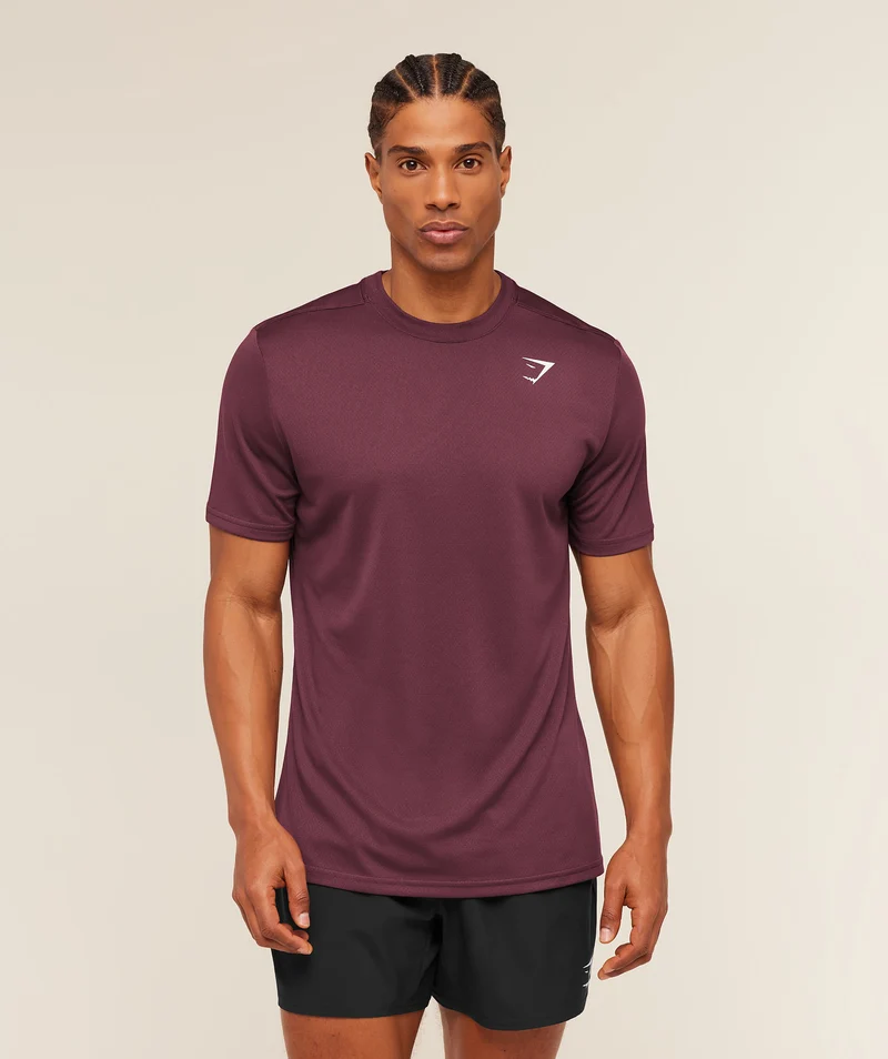 Gymshark Arrival T-Shirt - Impact Burgundy