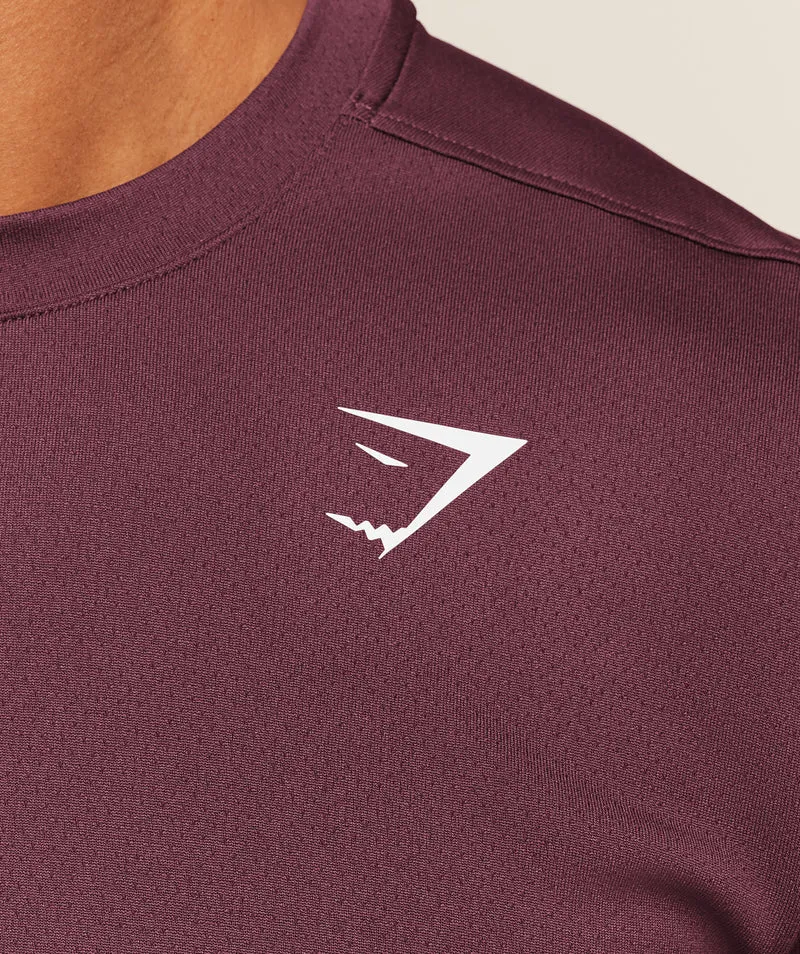 Gymshark Arrival T-Shirt - Impact Burgundy