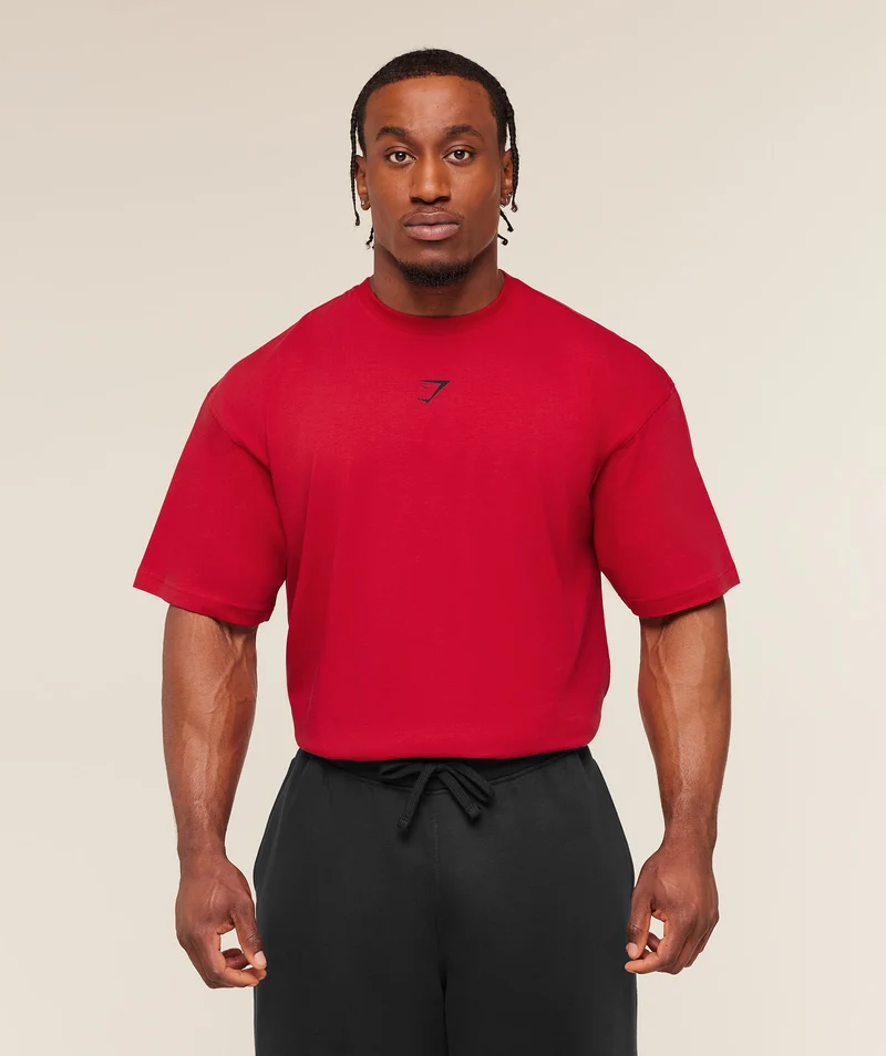 Gymshark Power T-Shirt - Conditioning Red