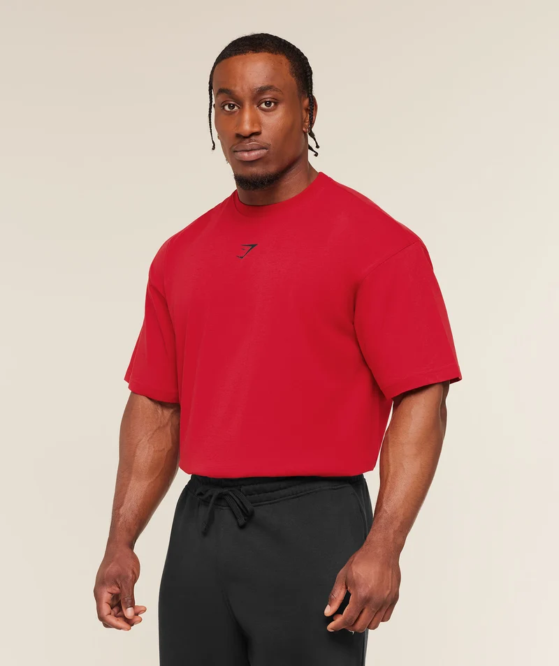 Gymshark Power T-Shirt - Conditioning Red