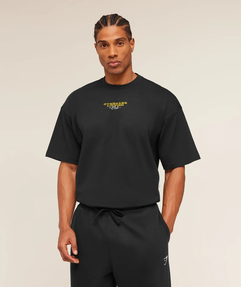 Gymshark Trophy Graphic T-Shirt - Black