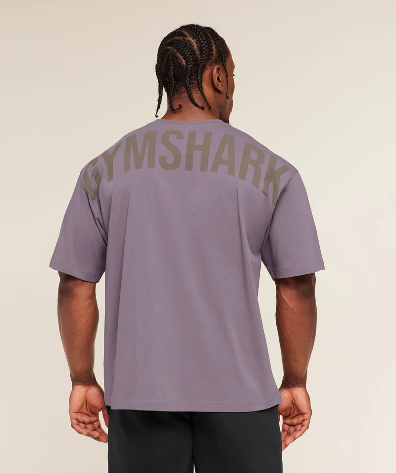 Gymshark Power T-Shirt - Dusk Purple