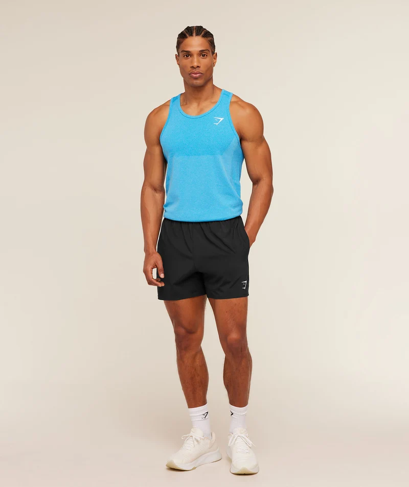 Gymshark Vital Tank - White/Brand Blue