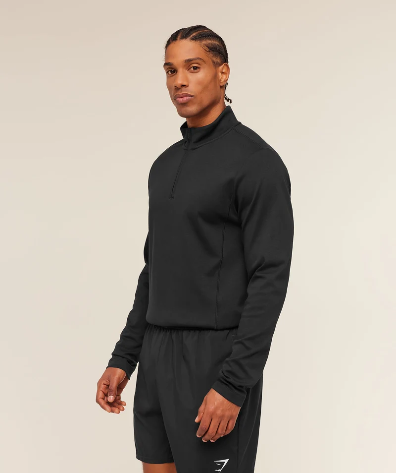 Gymshark Off Duty 1/4 Zip - Black