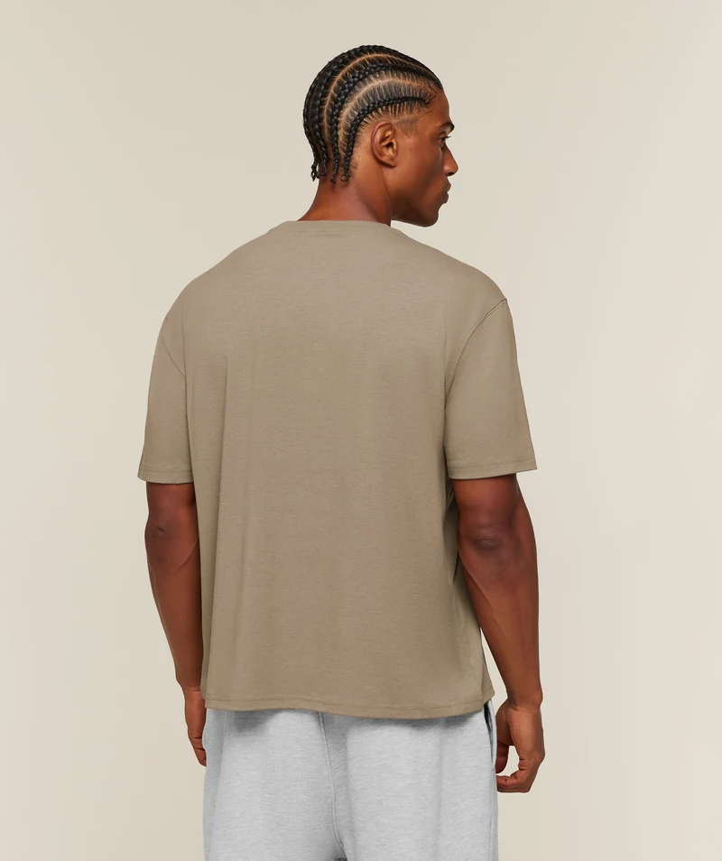 Gymshark Campus Crest T-Shirt - Lifestyle Brown