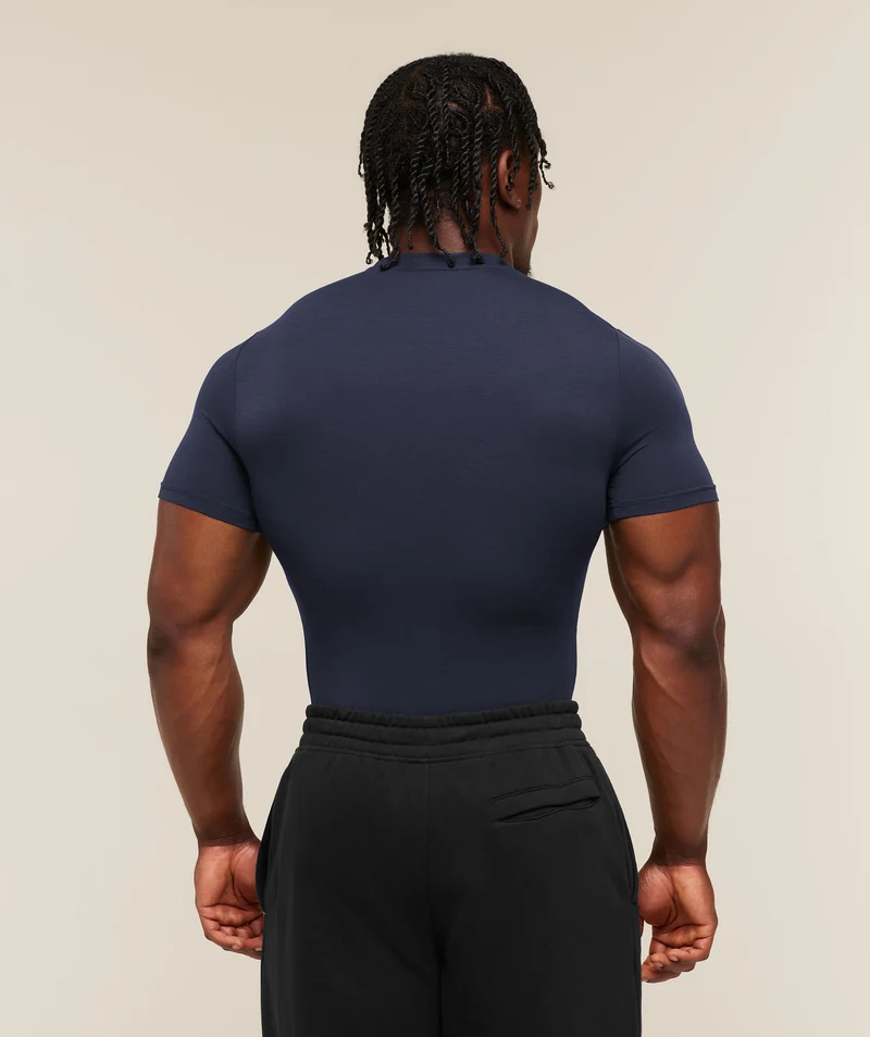 Gymshark Super Soft Muscle Tee - Heavy Blue