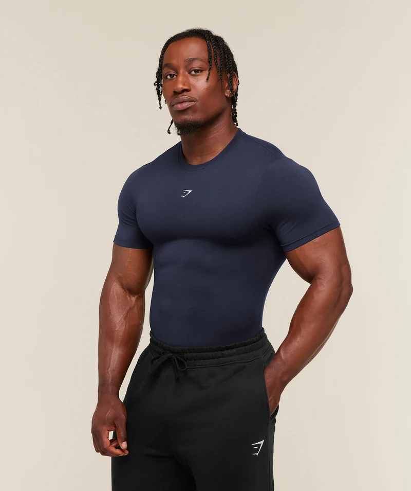 Gymshark Super Soft Muscle Tee - Heavy Blue