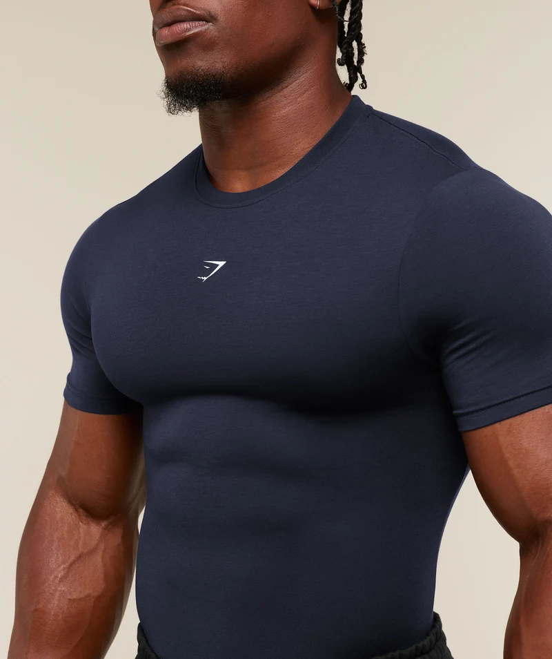 Gymshark Super Soft Muscle Tee - Heavy Blue