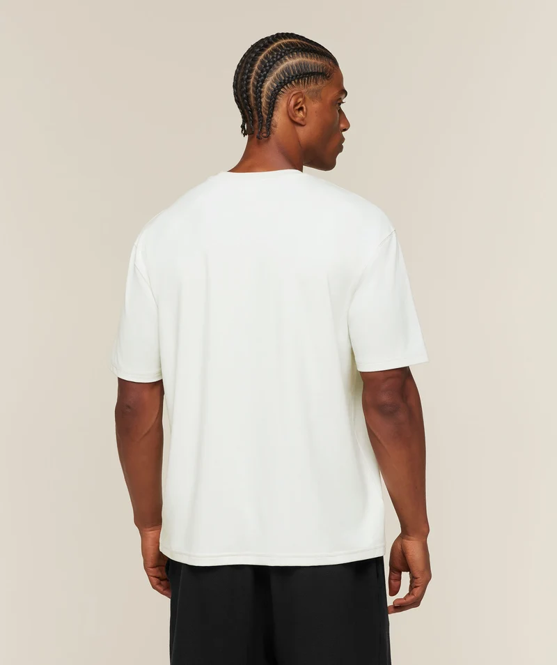 Gymshark Campus Crest T-Shirt - Soft White