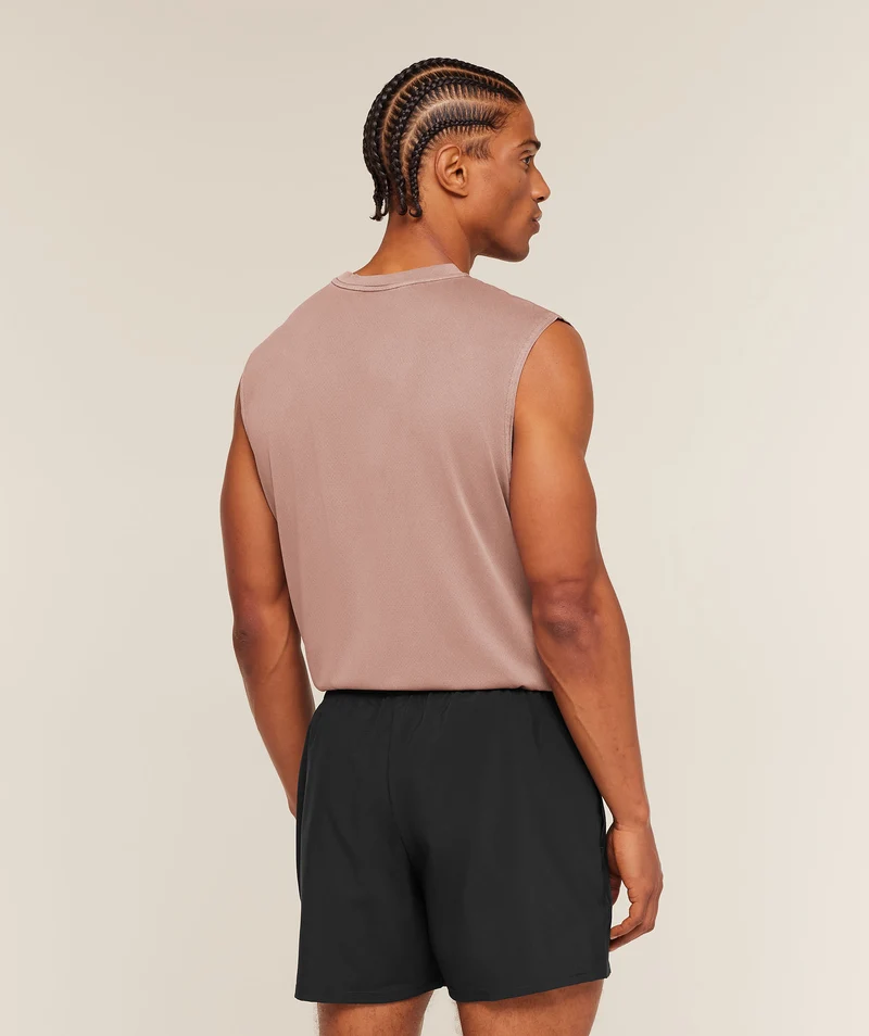 Gymshark Washed Pastels Tank - Taupe Brown/Wash