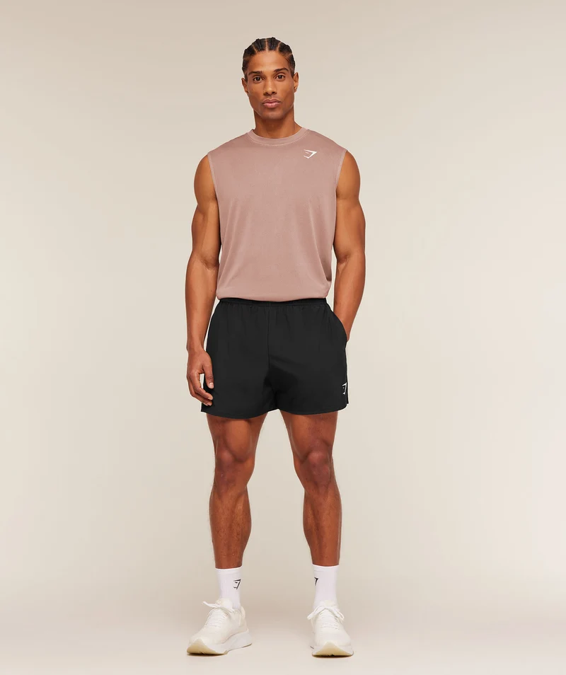 Gymshark Washed Pastels Tank - Taupe Brown/Wash