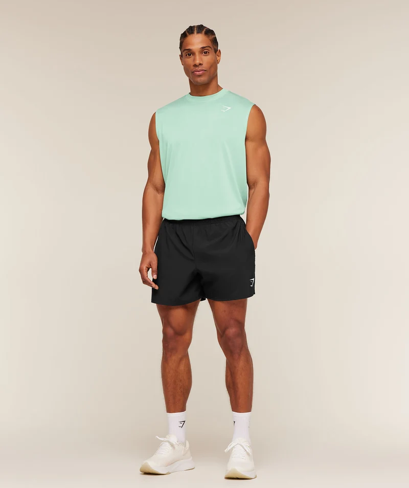 Gymshark Washed Pastels Tank - Pop Turquoise/Wash