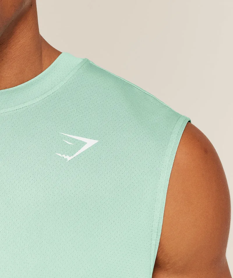 Gymshark Washed Pastels Tank - Pop Turquoise/Wash