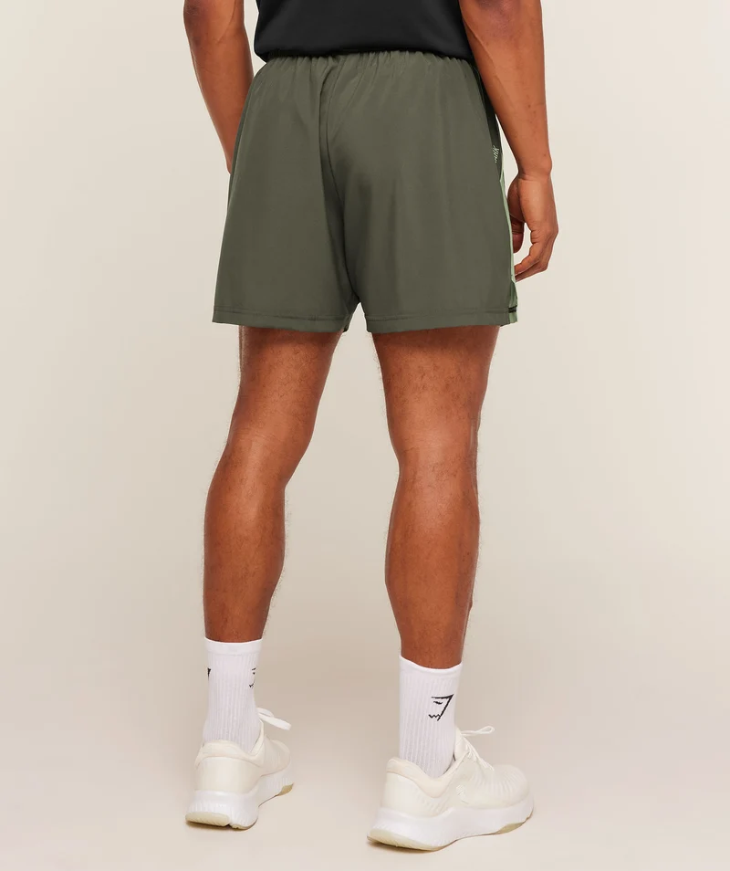 Gymshark Sport 5" Shorts - Strength Green/Haze Green