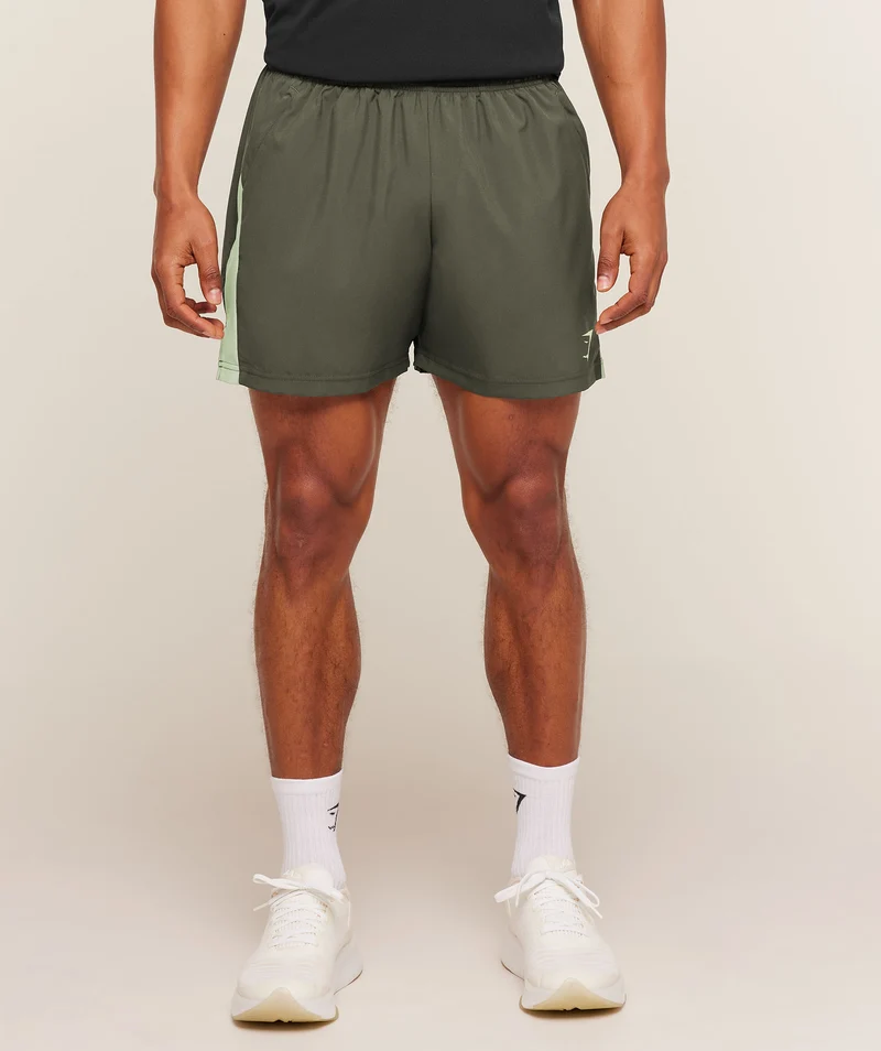 Gymshark Sport 5" Shorts - Strength Green/Haze Green