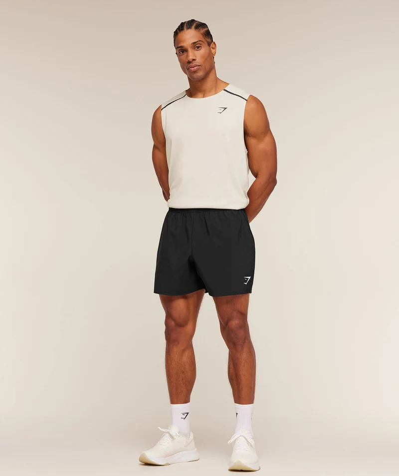 Gymshark Arrival Contrast Tank - Tinted White/Pebble Grey