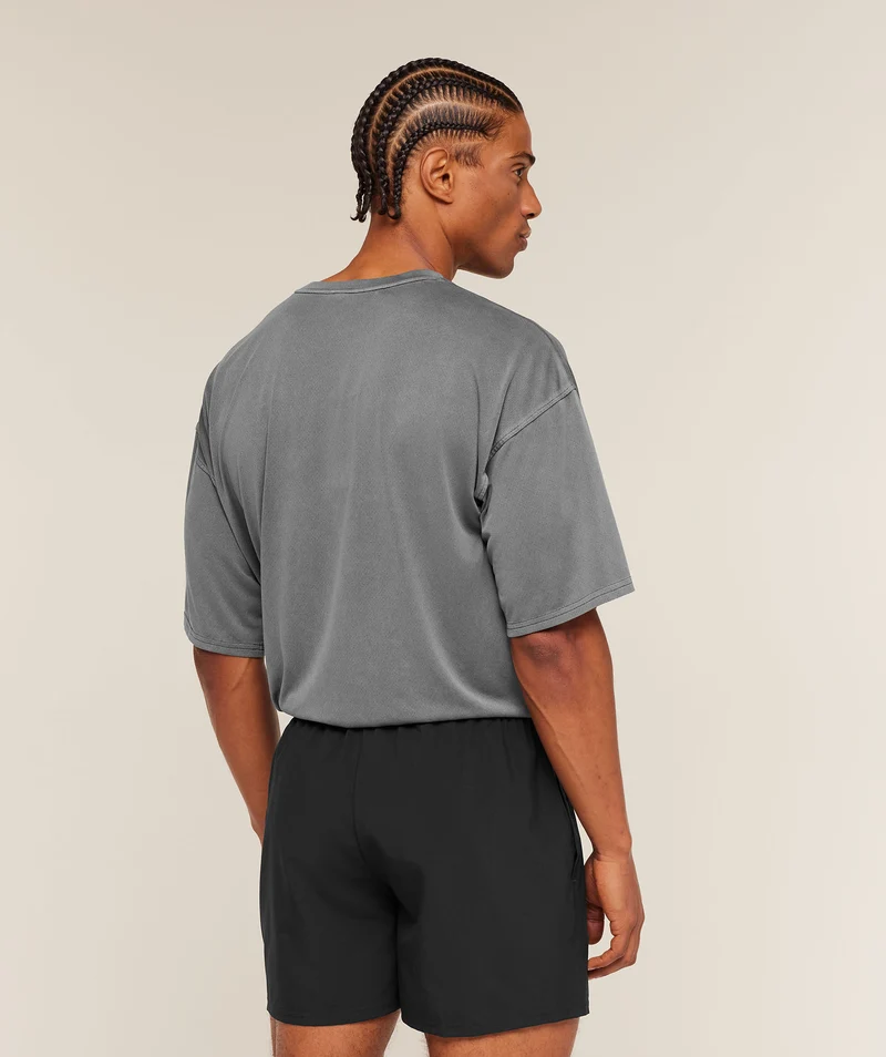 Gymshark Washed Pastels T-Shirt - Black/Wash