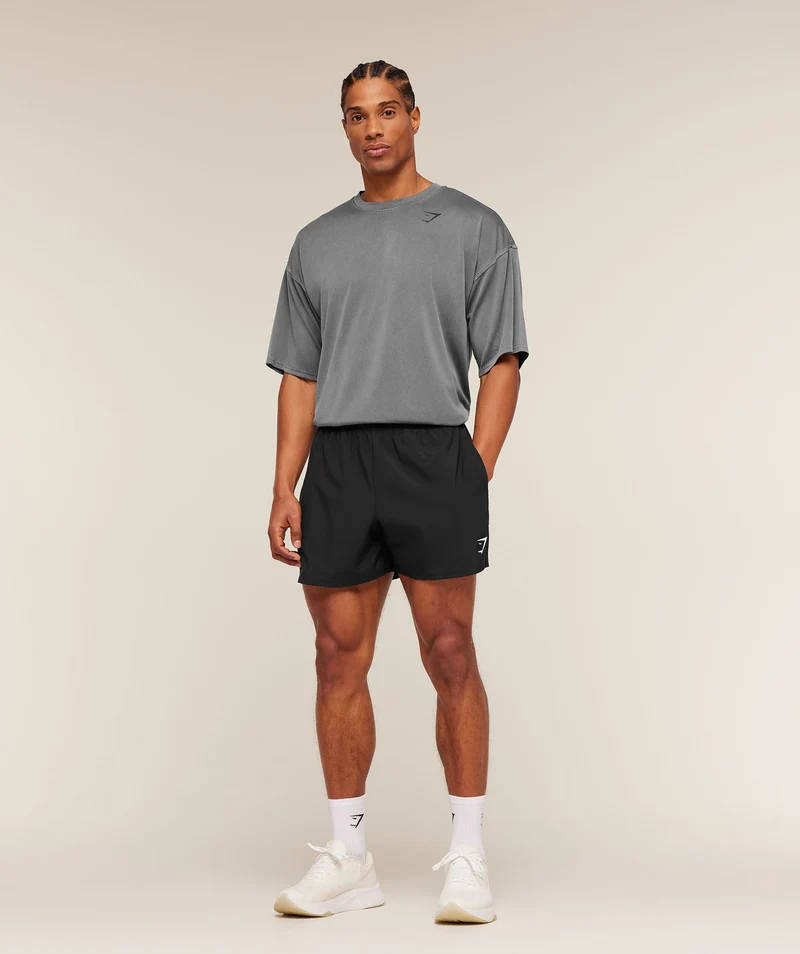 Gymshark Washed Pastels T-Shirt - Black/Wash