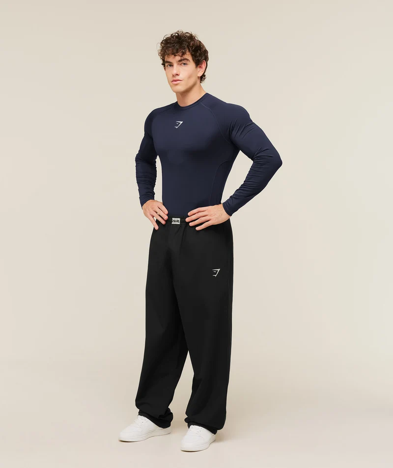 Gymshark Element Baselayer Long Sleeve T-Shirt - Heavy Blue