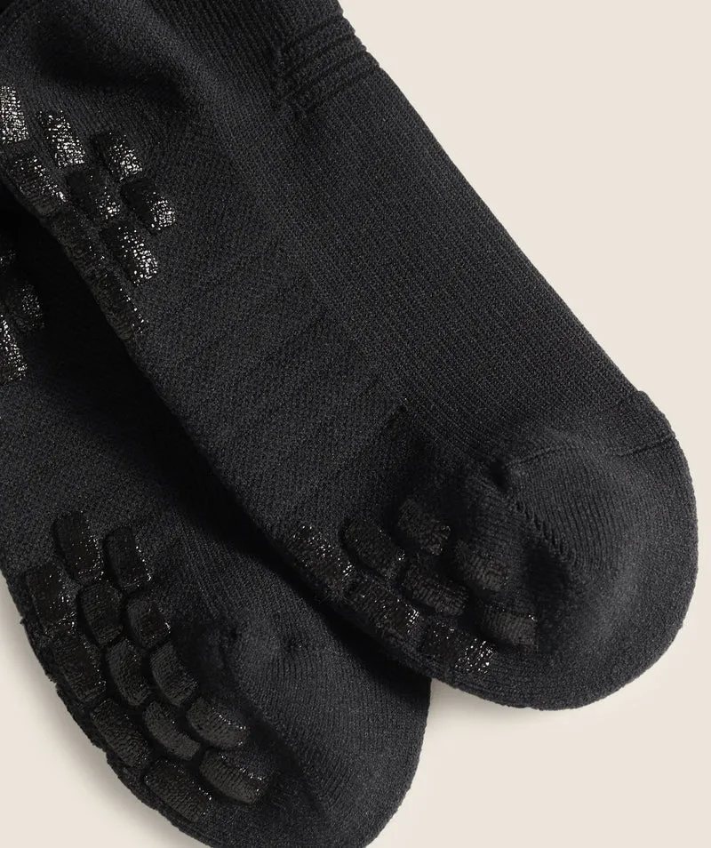Gymshark Lifting Socks - Black/Black