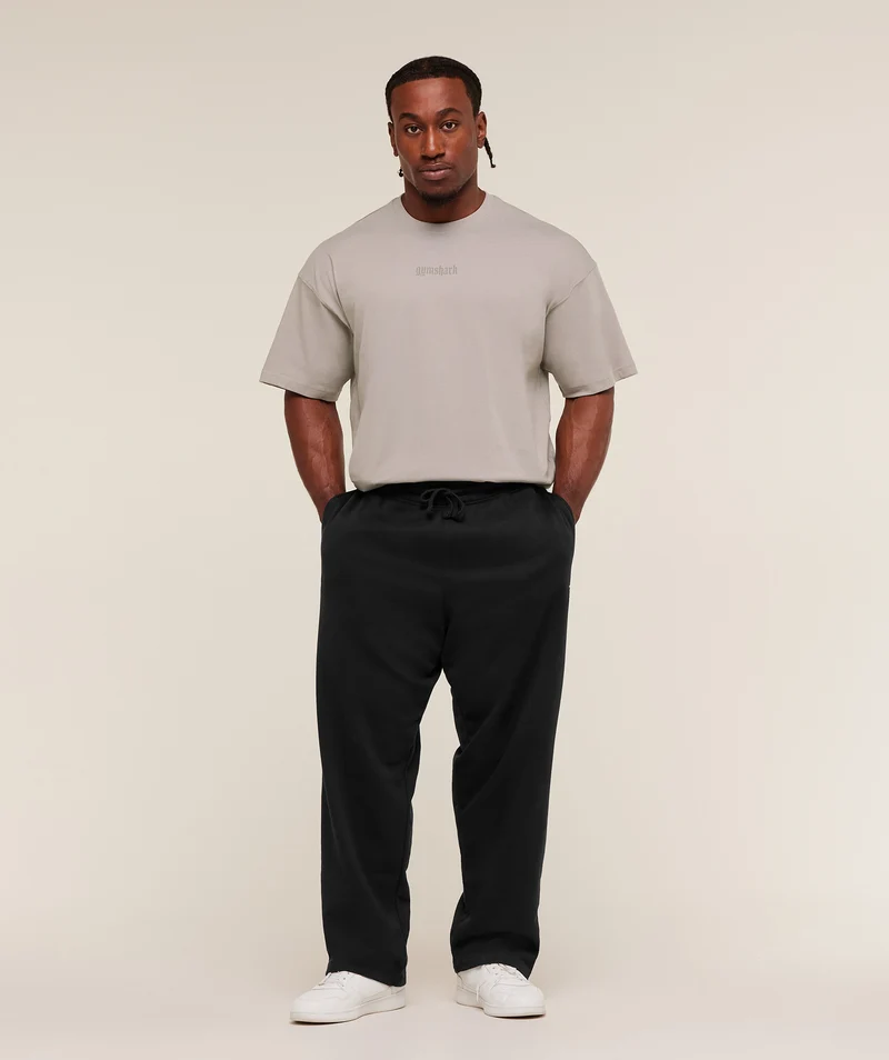 Gymshark Olde English T-Shirt - Mushroom Grey