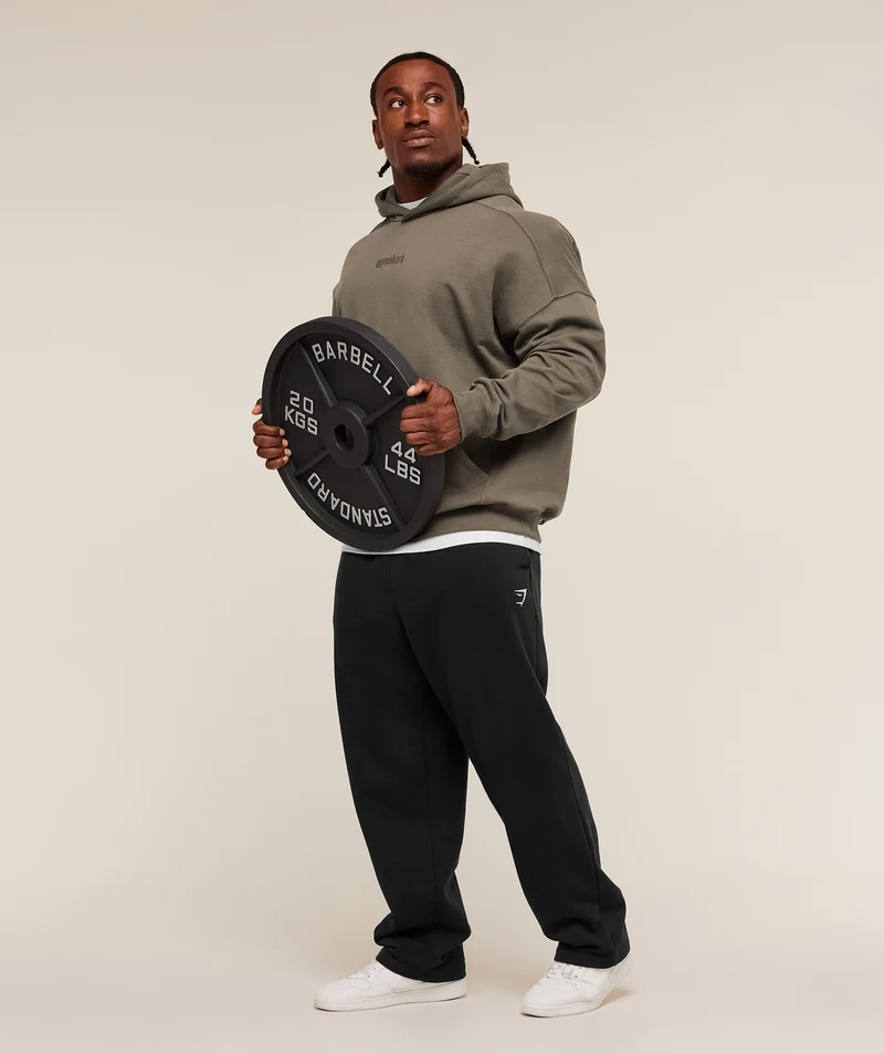 Gymshark Olde English Hoodie - Camo Brown