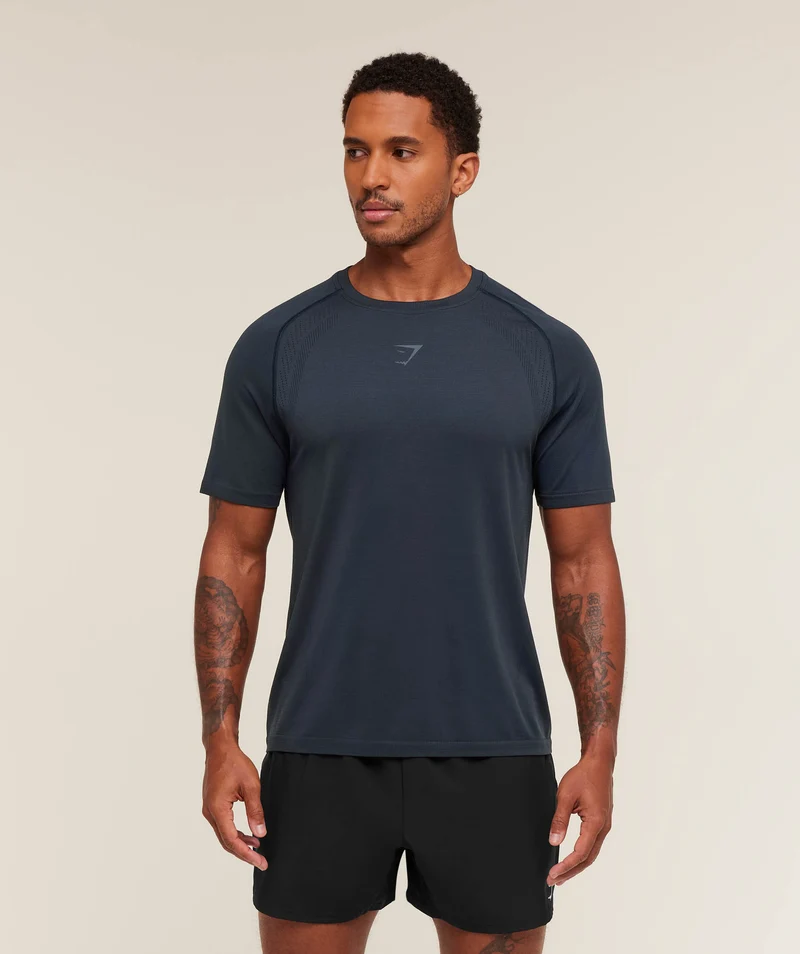 Gymshark Versatile Seamless T-Shirt - Heavy Blue/Navy