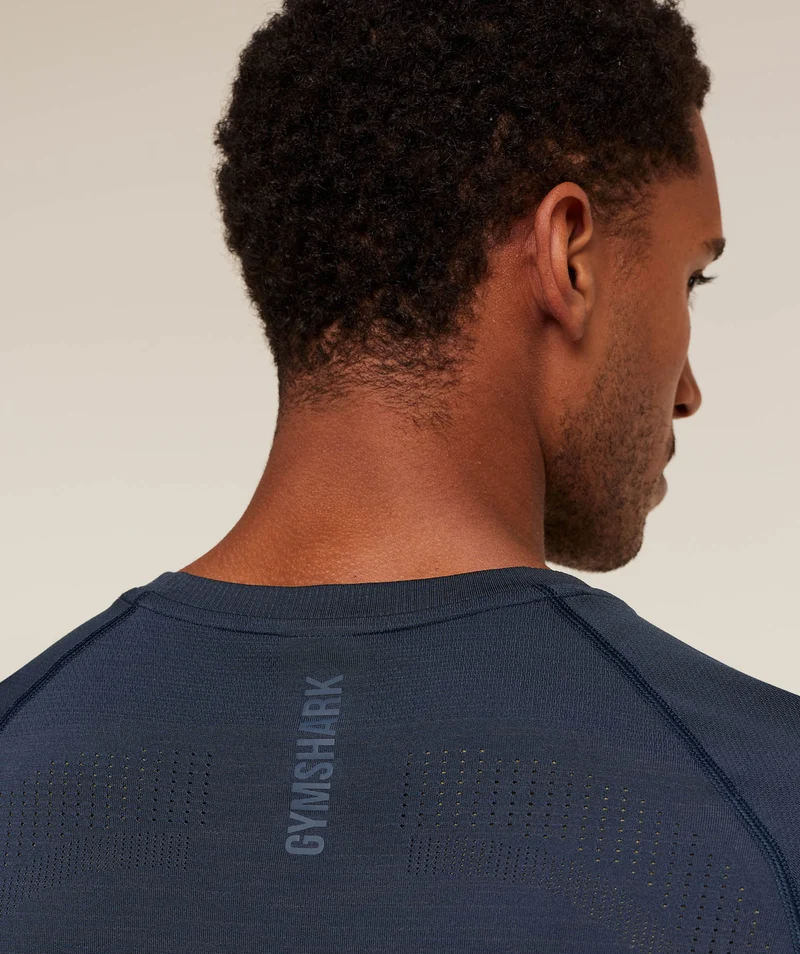 Gymshark Versatile Seamless T-Shirt - Heavy Blue/Navy