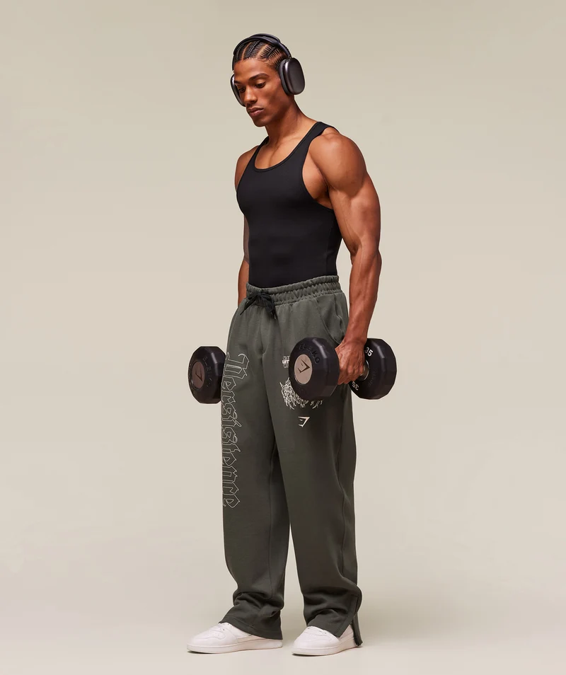Gymshark Carlos x Rest Day Track Pant - Strength Green