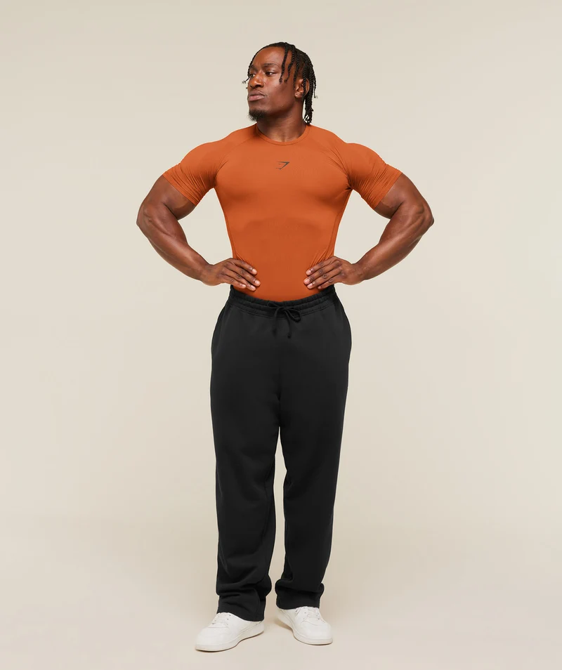 Gymshark Element Baselayer T-Shirt - Nutmeg Orange