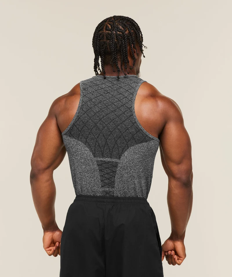 Gymshark Devant Seamless Tank - Black