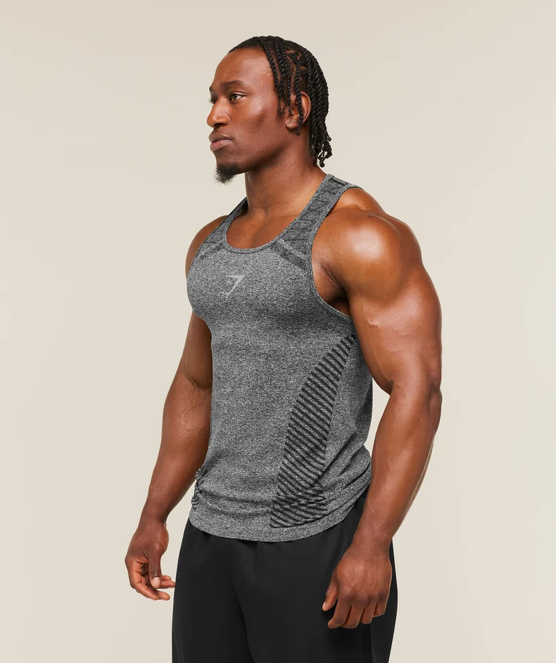 Gymshark Devant Seamless Tank - Black