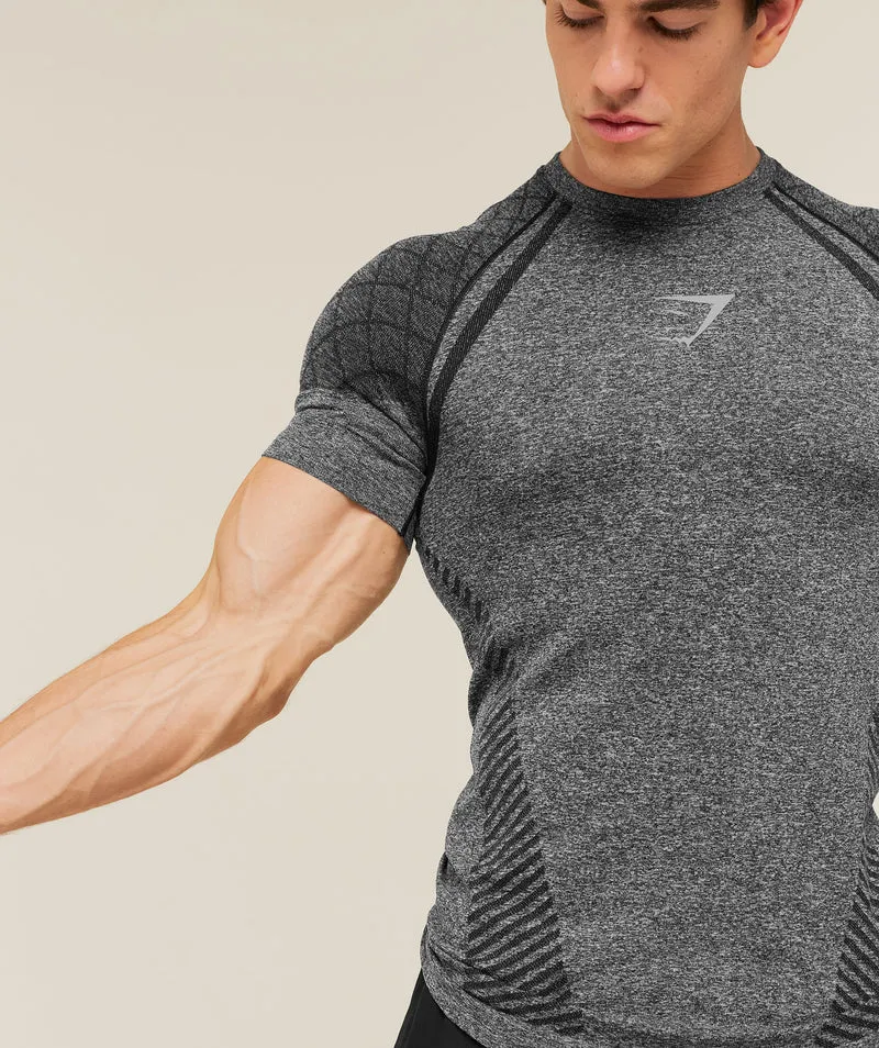 Gymshark Devant Seamless T-Shirt - Black