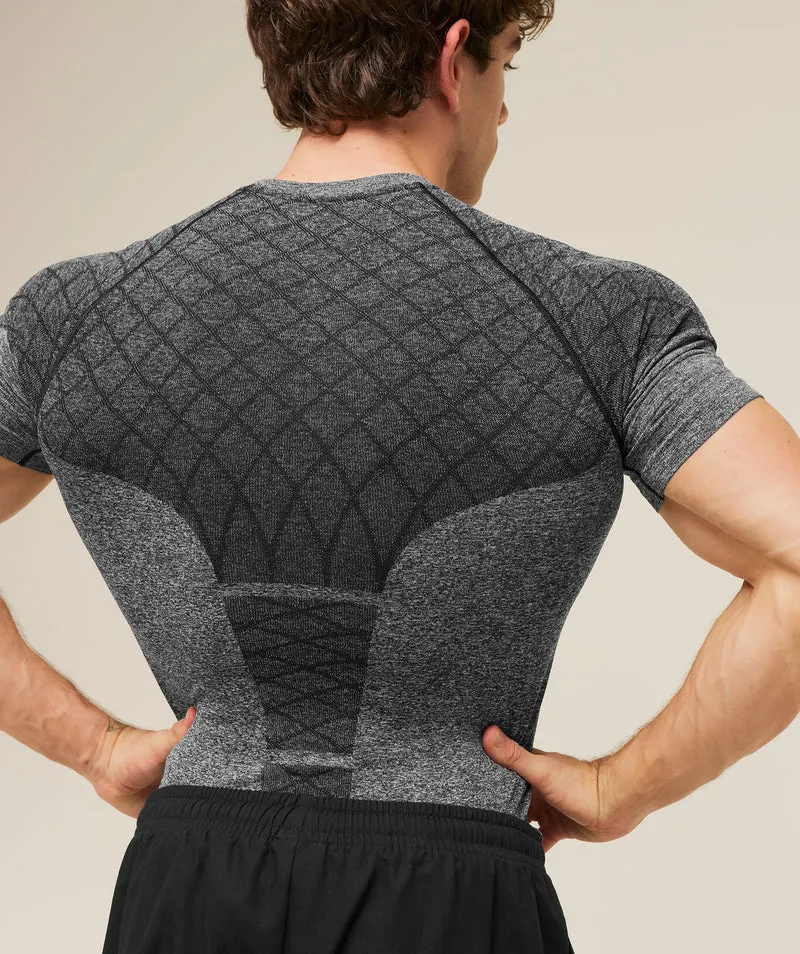 Gymshark Devant Seamless T-Shirt - Black