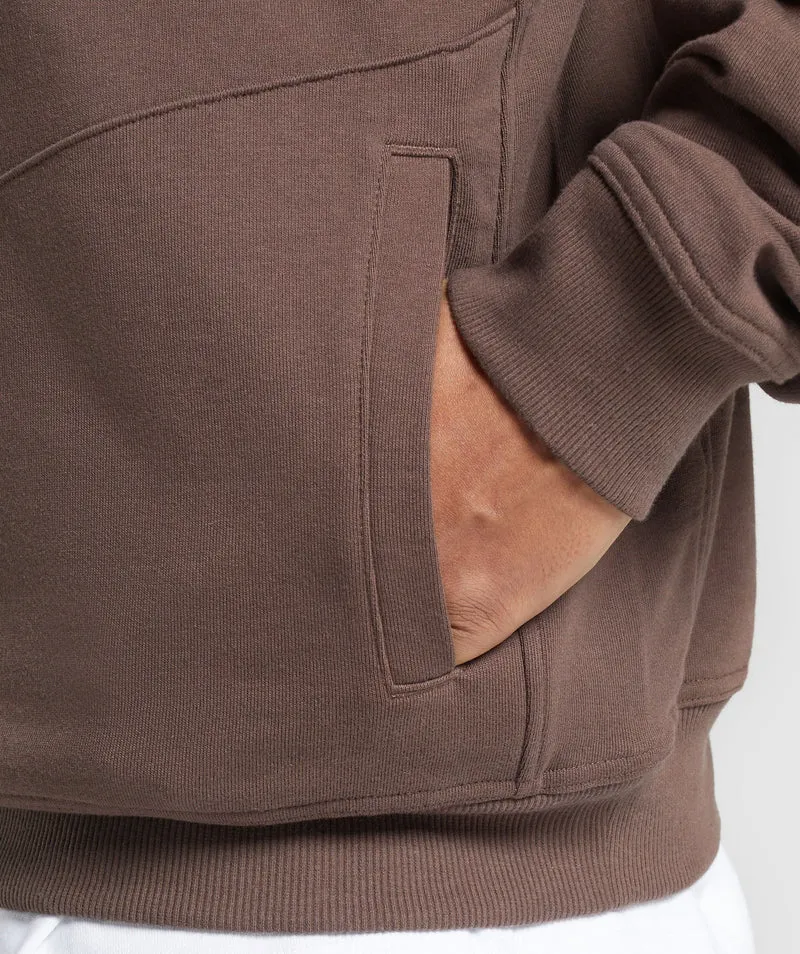 Gymshark Conditioning Club Hoodie - Walnut Brown
