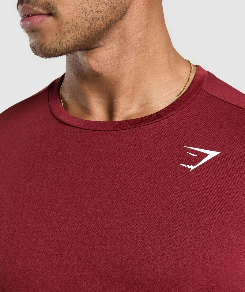 Gymshark Arrival T-Shirt - Sets Red