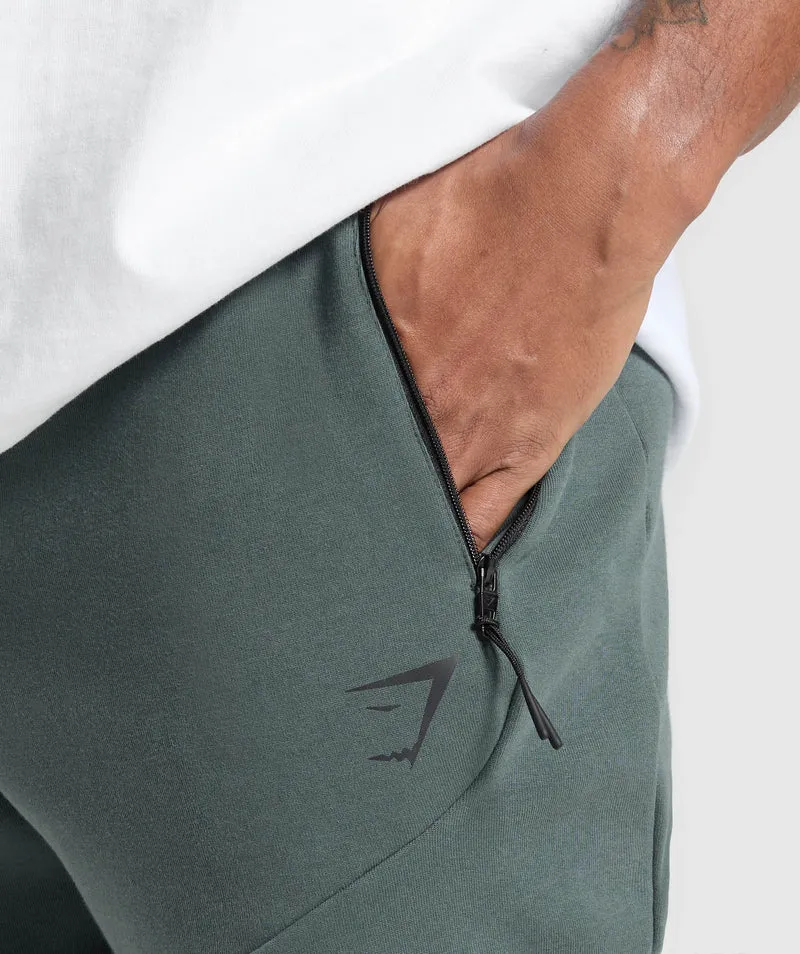 Gymshark Interlock Tech 6" Shorts - Slate Teal