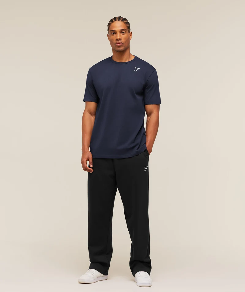 Gymshark Crest T-Shirt - Heavy Blue