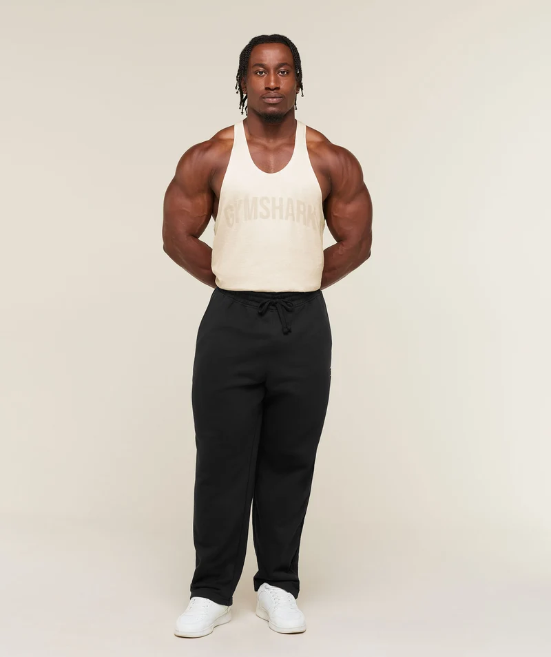 Gymshark Power Stringer - Bros Chalk Marl