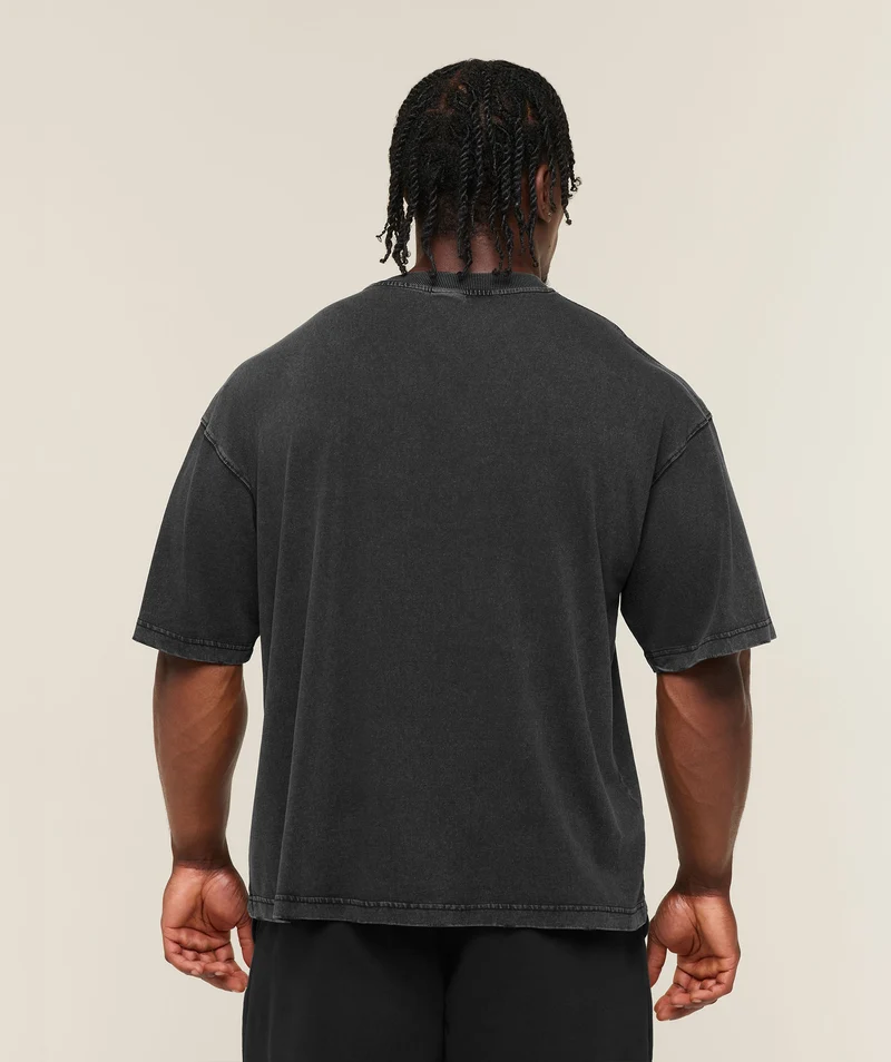 Gymshark Vintage Legacy T-Shirt - Black/Wash