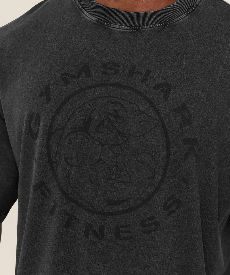 Gymshark Vintage Legacy T-Shirt - Black/Wash