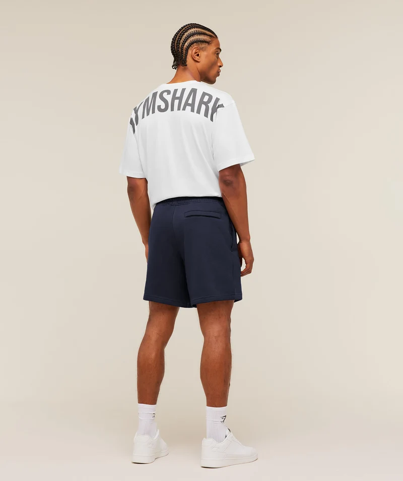 Gymshark Crest Short - Heavy Blue
