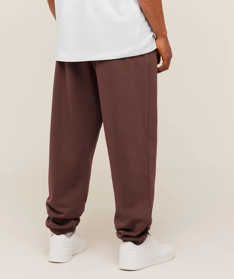 Gymshark Crest Oversized Jogger - Espresso Brown