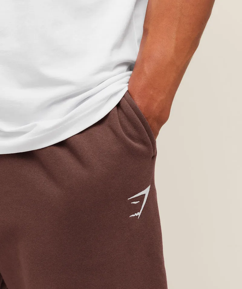Gymshark Crest Oversized Jogger - Espresso Brown